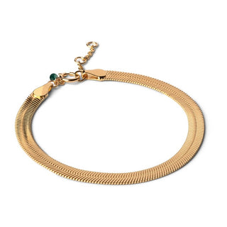 Enamel - armbånd Carla forgyldt