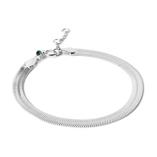 Enamel - armbånd Carla sølv B73S