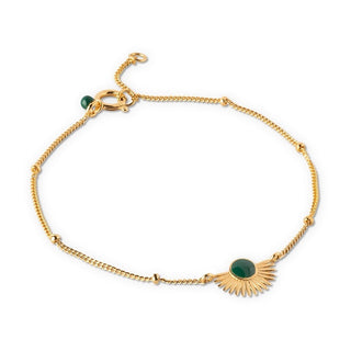 Enamel - Soleil armbånd B78GMPetrolGreen