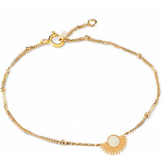 Enamel - armbånd Soleil Daisy forgyldt B78GMDAISY