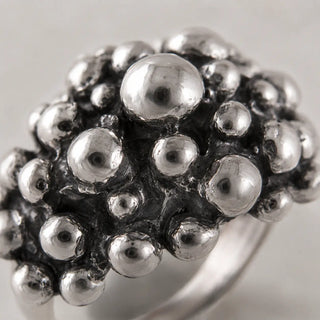 Nordic Raw Pebble ring