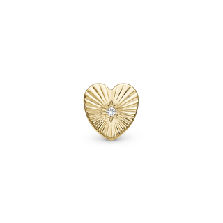 Christina - Sunshine Heart 4mm charm
