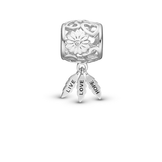 Christina - Live, Love, Hope charm