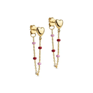 Enamel øreringe Lola heart Rosie E441GRosie