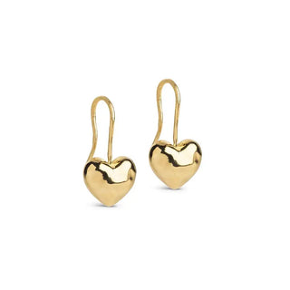 ENAMEL ØRERINGE  POMA DROP HEART E443G