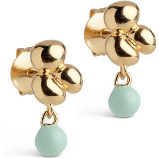 Enamel Nara Ball mint øreringe E467G