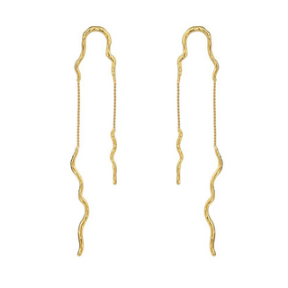 Nava Copenhagen - Ariel øreringe i forgyldt