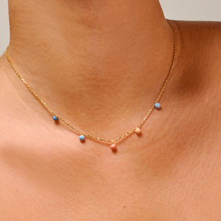 Enamel halskæde Theresia
