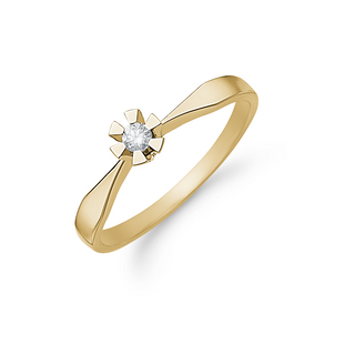 Eternity by Aagaard 14 kt ring med 0,10 ct. 14649910-34