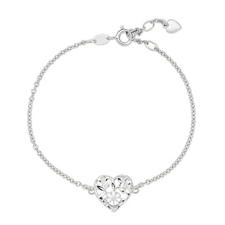 Lund Copenhagen marguerit hjerte armbånd 9015095-H