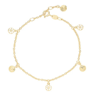 Lund Copenhagen marguerit spiralarmbånd 9015104-M