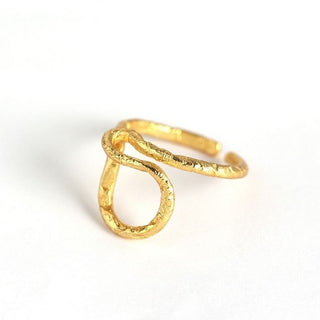 Donnatella - "Mila" ring forgyldt justerbar