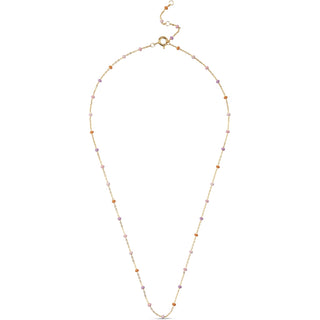 Enamel Lola halskæde N55GBlush