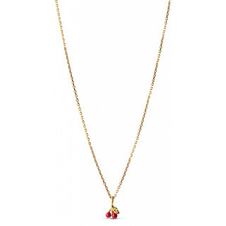 Enamel - Cherry halskæde red N70GM