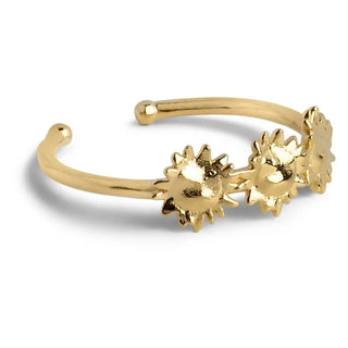 Enamel Sunshine Wreath Ring R96G str. 54-58