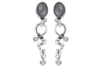 Rabinovich Glamorous Grey øreringe 74116454