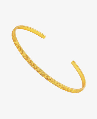 Hultquist Eliza bangle armbånd i forgyldt sølv – S05057 G