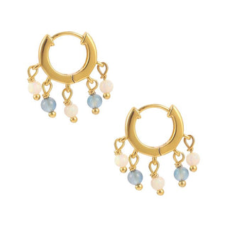 Hultquist - Cliff earrings in gold-plated