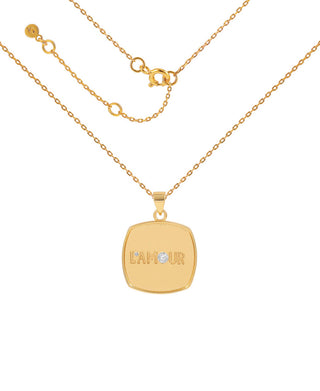 Hultquist L'amour chunky chain halskæde i forgyldt sølv – S08234 G
