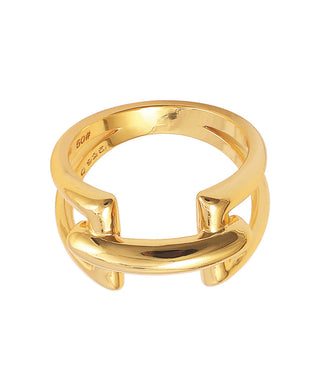 Hultquist Anne ring i forgyldt sølv – S08248 G