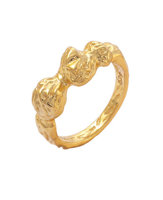 Hultquist Kamma ring i forgyldt sølv – S08434 G