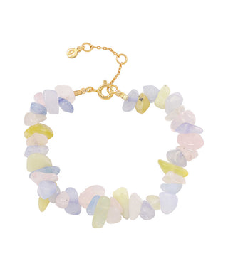 Hultquist Dusty rainbow armbånd i forgyldt sølv – S08520 G