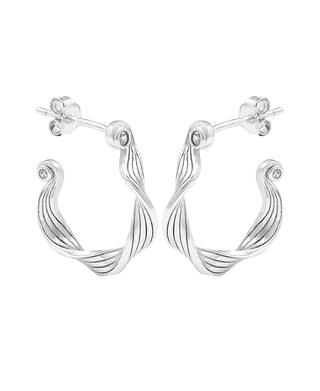 Hultquist Audrey hoops øreringe i sølv – S08601 S