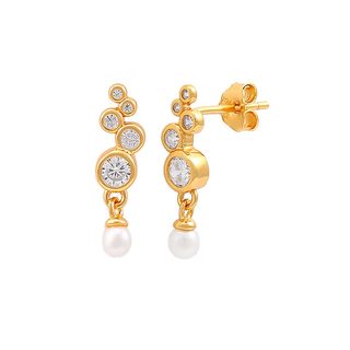 Hultquist Sienna pearl øreringe S08608 G