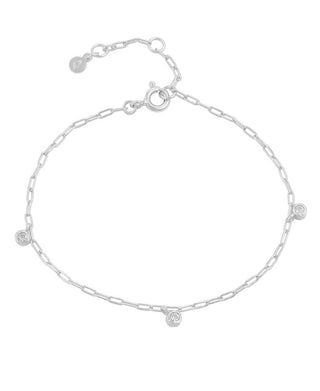Hultquist Amber armbånd i sølv – S08650 S-W