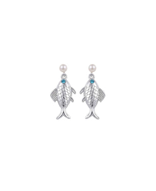 Hultquist Deep sea pearl øreringe i sølv – S08673 S