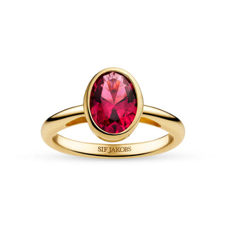 Sif Jakobs ring Sardinien ovale grande SJ-R2796-PKCZ-YG