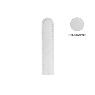 Christina Collect læderrem SS16mattwhite