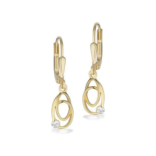 Scrouples øreringe 8 kt. 124333