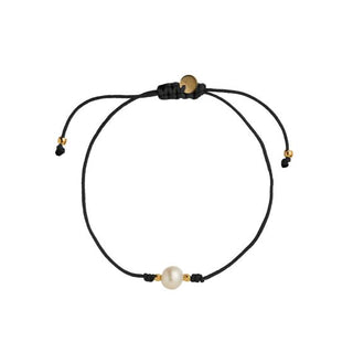 Stine A Big Pearl Berrie Black Armbånd 3221-02-OS