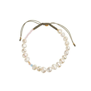 Stine A - Perlie Creme Armbånd 3209-02-OS