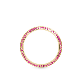 Christina Topring - Blankpoleret Forgyldt m. 54 Pinke Safir TCG32-pink