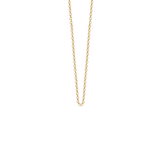 Christina Forgyldt Sølv Halskæde 45 cm - Blankpoleret Forgyldt Sterling Sølv 680-AA-45-G