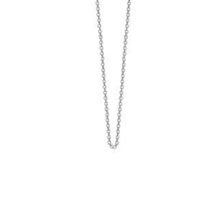 Christina Sølv Halskæde 45 cm - Blankpoleret Sterling Sølv 680-AA-45-S