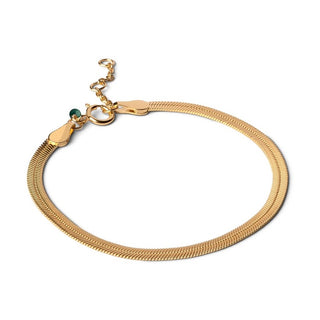 Enamel Caroline armbånd forgyldt b72g