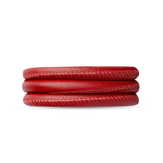 Christina Classic Læderarmbånd - Rød - 70 cm 601-70red