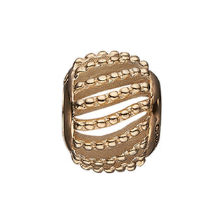 Christina Dotted Line charm i forgyldt sølv 623-G140