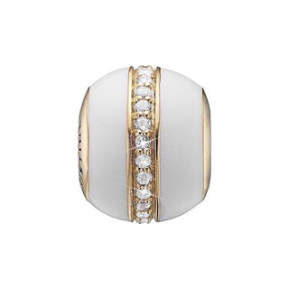 Christina White Magic charm i forgyldt sølv 623-G105WHITE