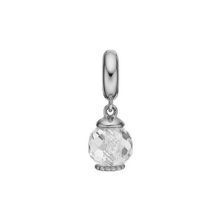 Christina Big Moving Crystal charm i sølv 623-S92