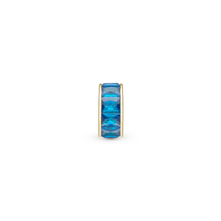 Christina Blue Baguette Charm