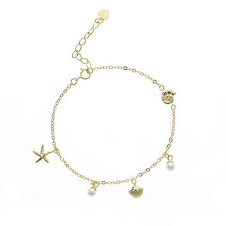 "Lifa" armbånd forgyldt sølv L475