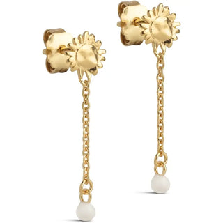 Enamel Sunshine Drop øreringe E423GDaisy