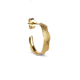 Enamel Ane small ørering E289GM forgyldt sølv 1 stk.