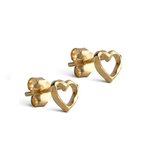 Enamel Organic Heart øreringe E301GM
