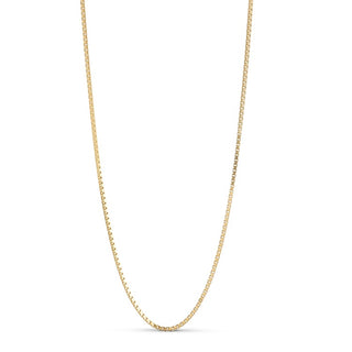Enamel Box Chain 1,45 mm halskæde N114G