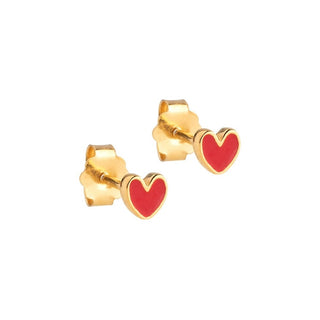 Enamel Amore Red øreringe E415Gred